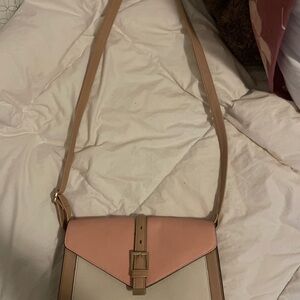 Target Pink and Cream Crossbody Bag